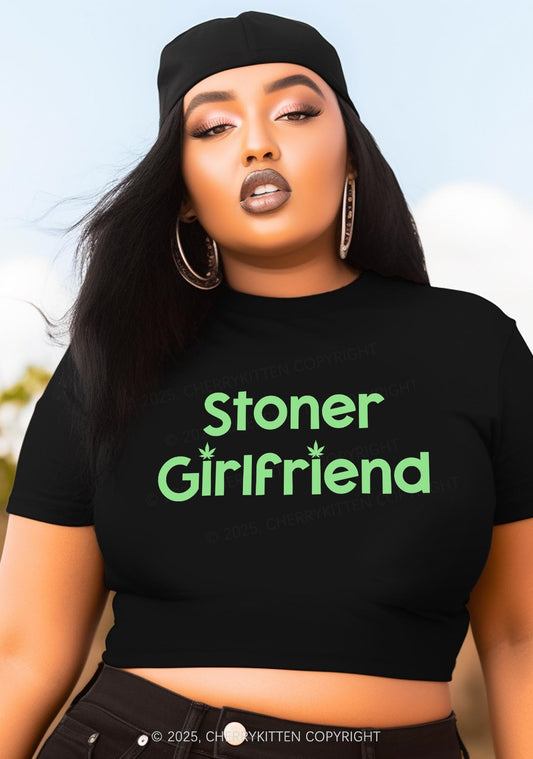 Curvy Stoner Girlfriend Y2K Baby Tee Cherrykitten
