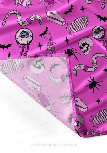 Halloween Goth Pink Party Y2K Print Square Bandana Cherrykitten