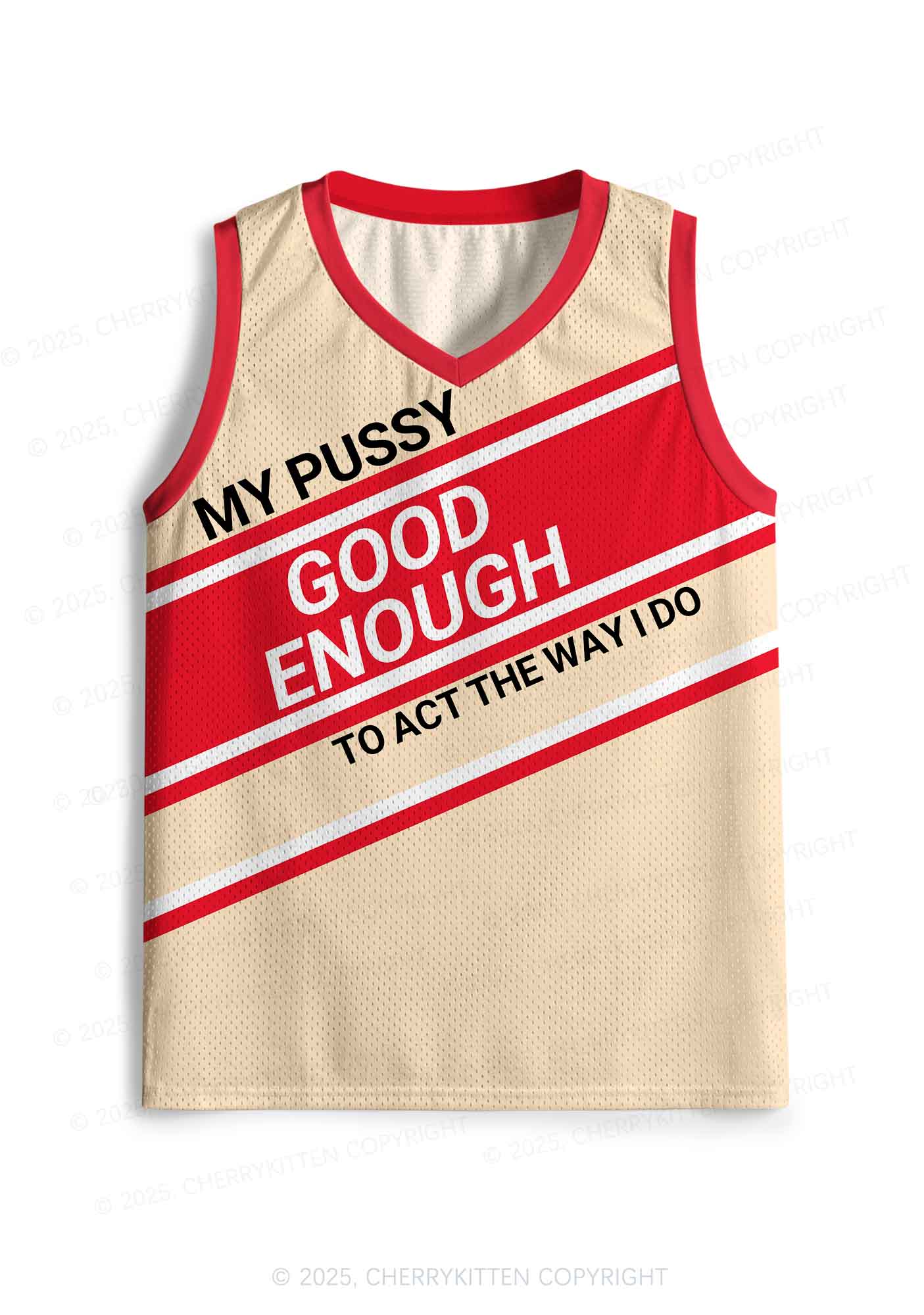 Custom Good Enough To Act Y2K Sport Jersey Tank Cherrykitten