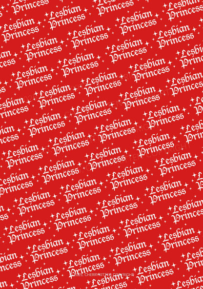 Lesbian Princess Pride Y2K Print Cami Crop Top Cherrykitten