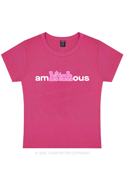 Ambxxchous Y2K Baby Tee Cherrykitten