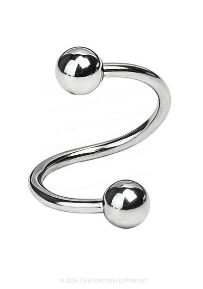 1pc S Shape Lip Ring Y2K Piercing Cherrykitten