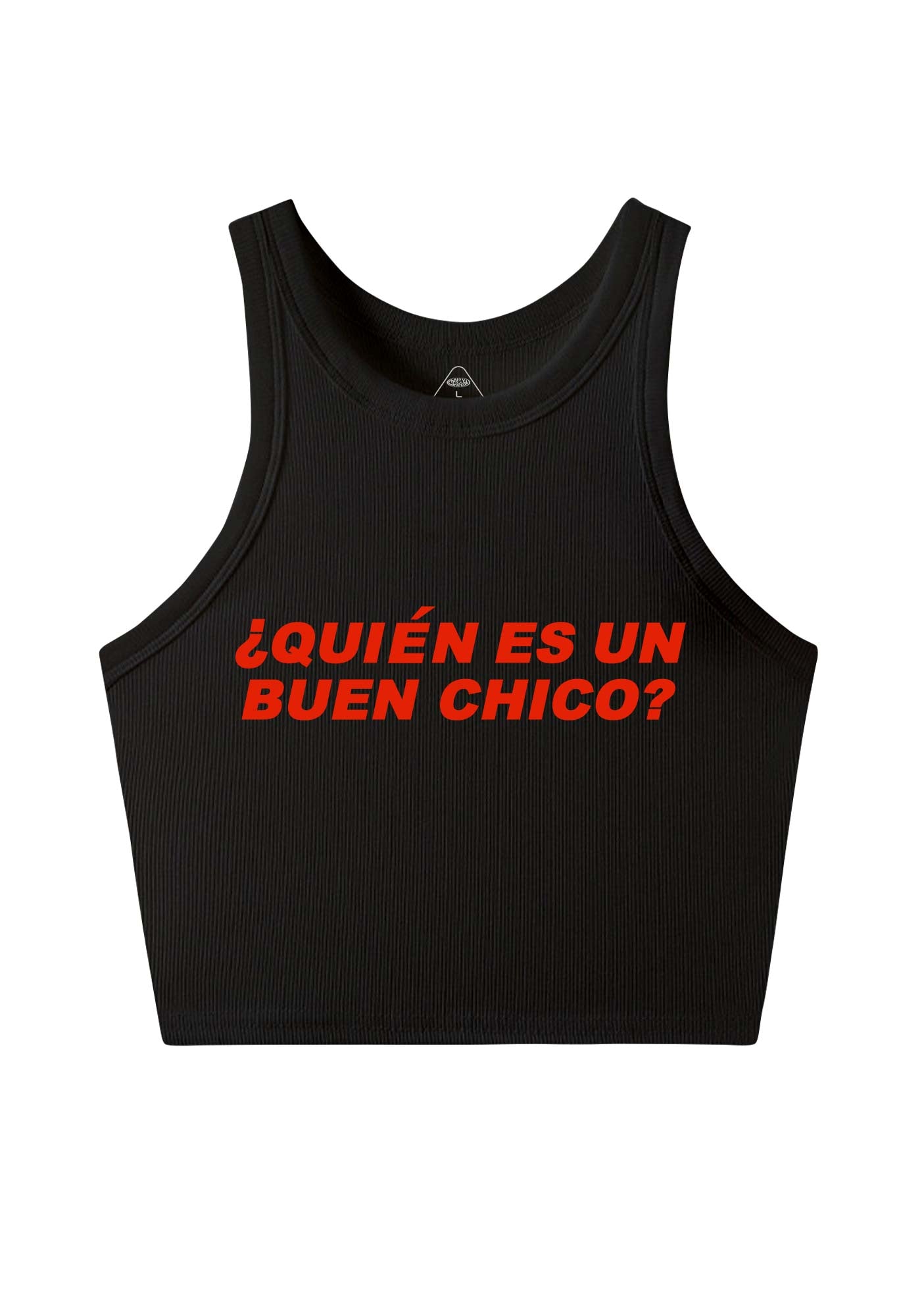 Quien Es Un Buen Chico Y2K Crop Tank Top Cherrykitten