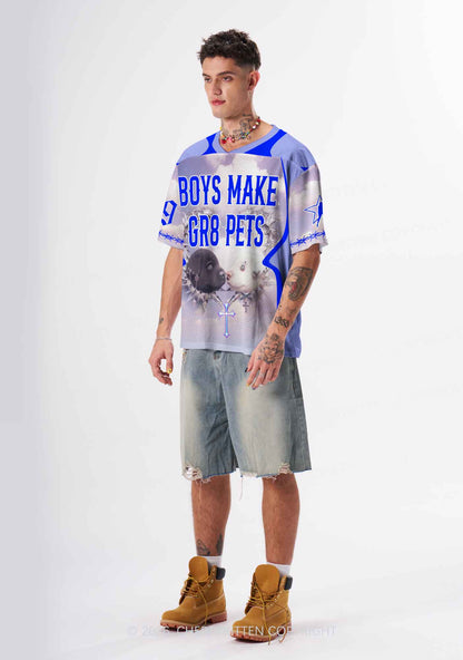 Boys Make Pets Dogs Y2K Sport Jersey Shirts Cherrykitten