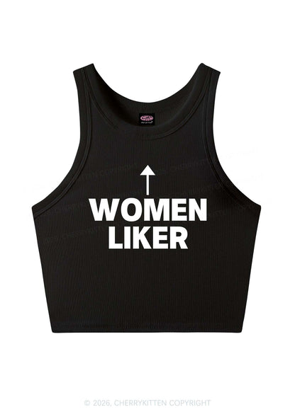 Women Liker Pride Y2K Crop Tank Top Cherrykitten