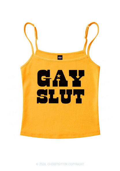 Gay Slxt Pride Y2K Spaghetti Strap Cami Cherrykitten