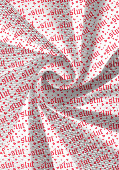 Slxt Red Heart Y2K Mesh Slip Dress Cherrykitten