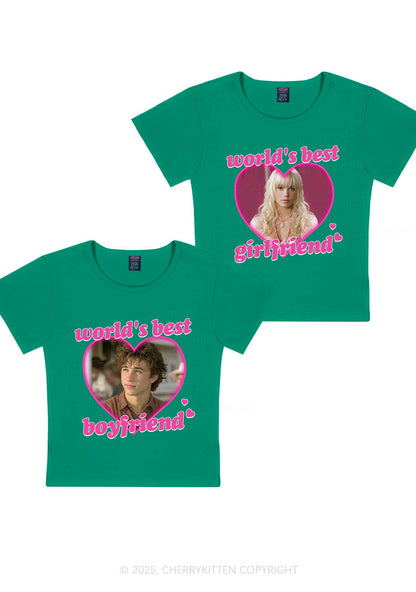 Custom Worlds Best BF GF Y2K Valentine's Day Baby Tee Cherrykitten