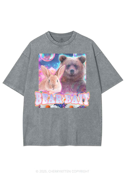Bear Bait Pride Y2K Shirts Washed Tee Cherrykitten