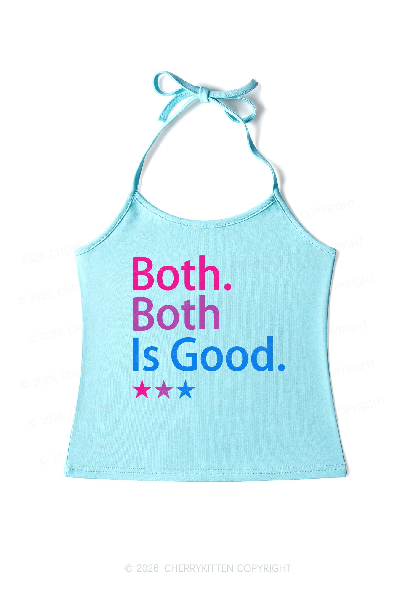 Both Is Good Pride Y2K Halter Neck Cami Cherrykitten