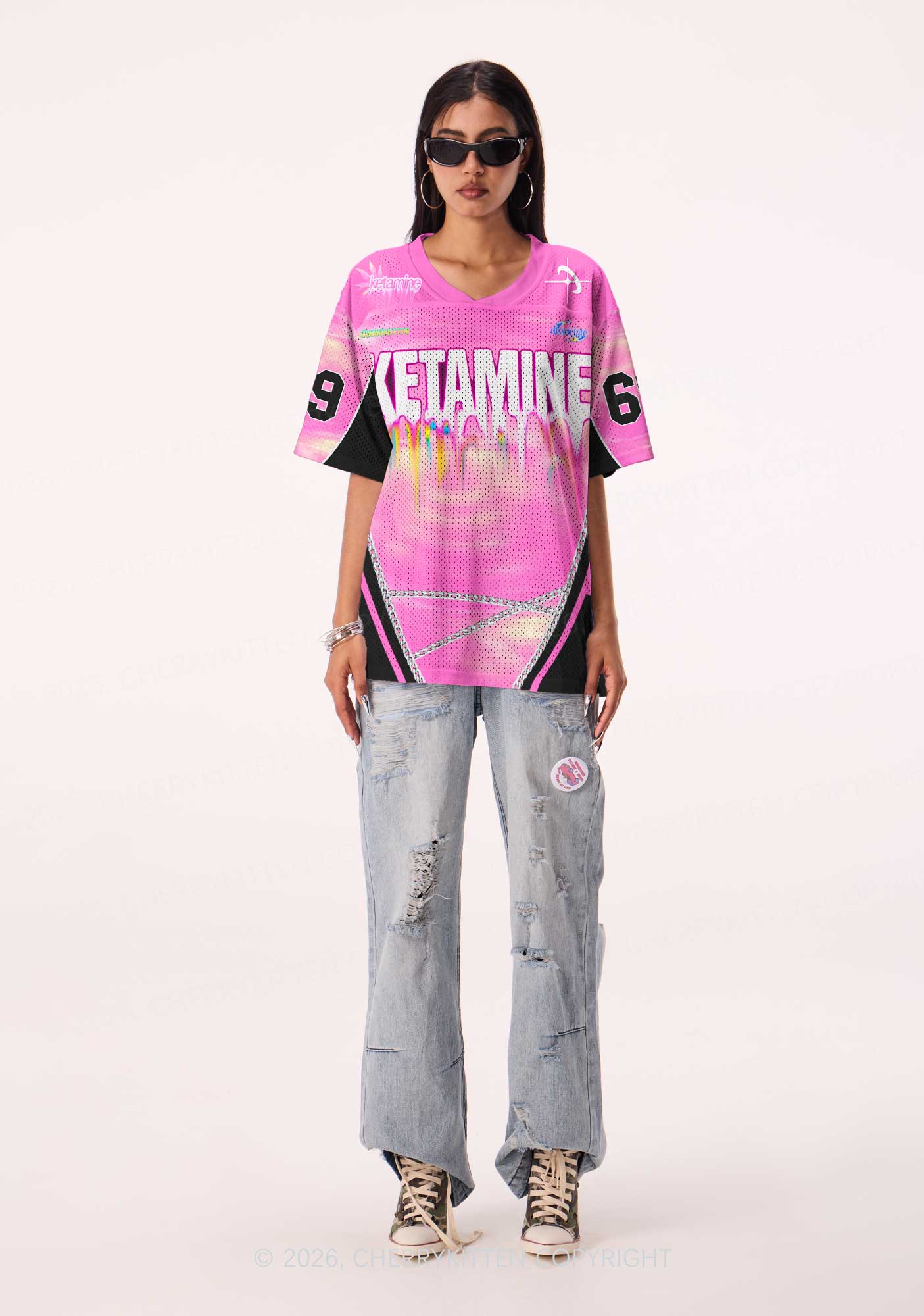 Drip Kxxamine Y2K Sport Jersey Shirts Cherrykitten