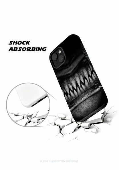 Halloween Monster Sharp Fangs Y2K Phone Case Cherrykitten