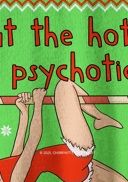 Yoga Girl Y2K Christmas Knit Sweatshirt Cherrykitten