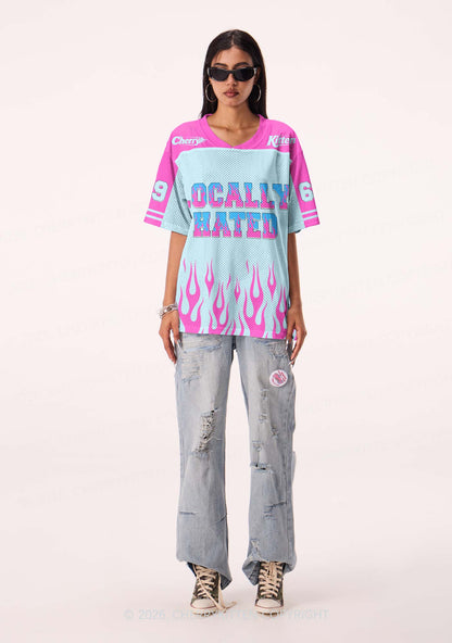 Locally Hated Y2K Sport Jersey Shirts Cherrykitten