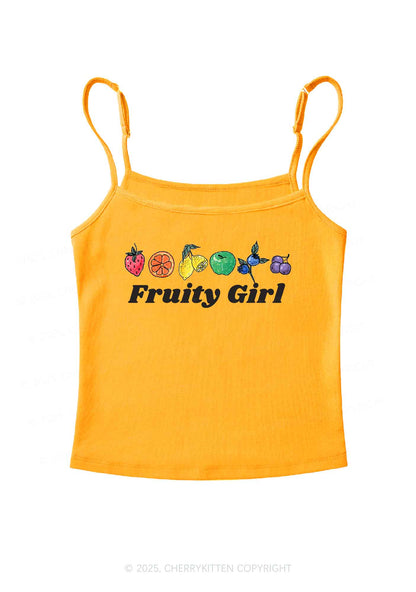 Fruity Girl Y2K Spaghetti Strap Cami Cherrykitten