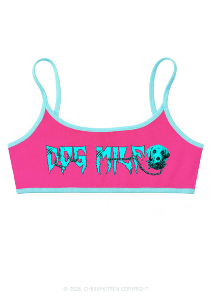 Halloween Bloody Chain Dog Mxxf Y2K Super Crop Cami Cherrykitten