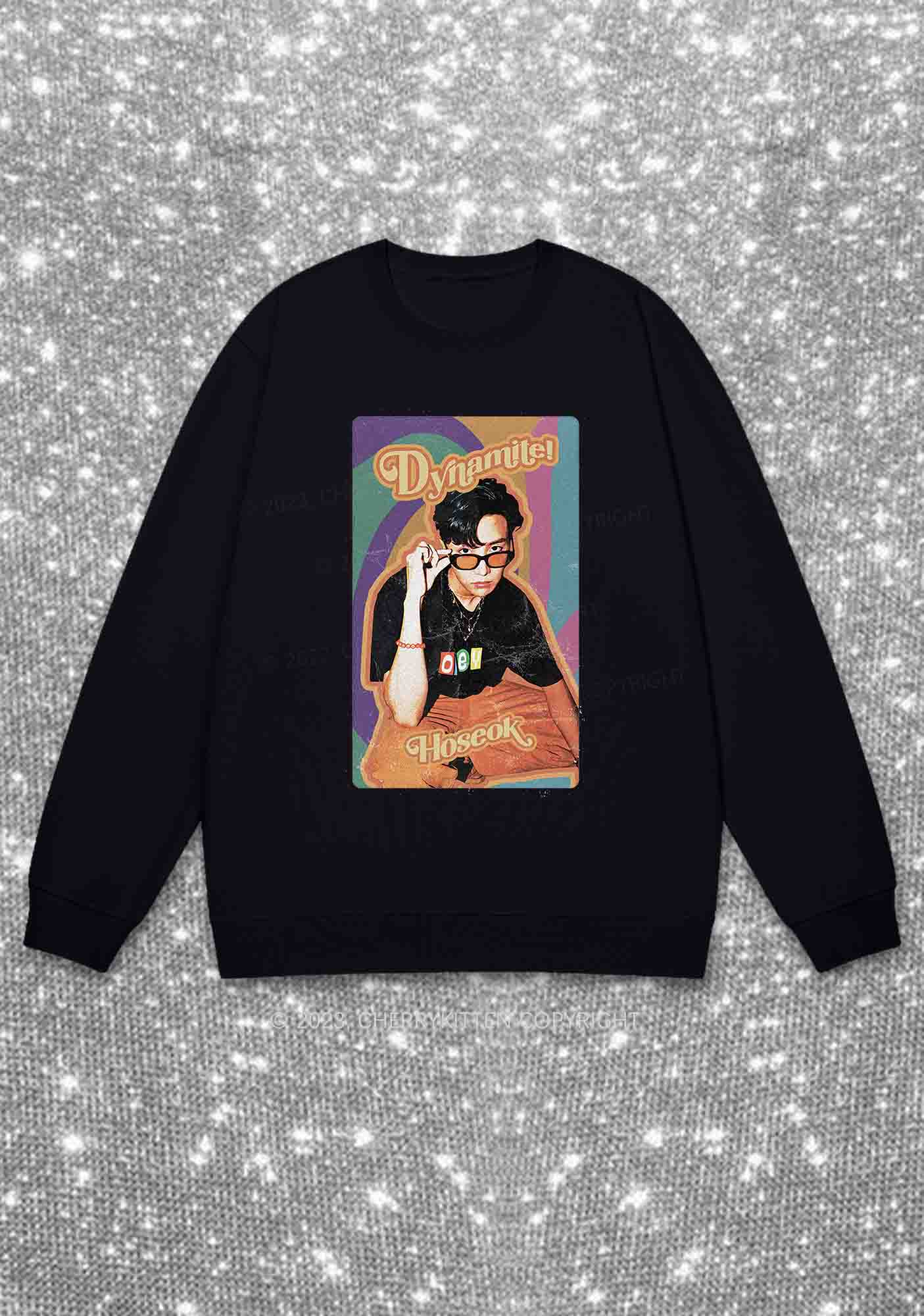 Dynamite Hoseok Kpop Y2K Sweatshirt Cherrykitten