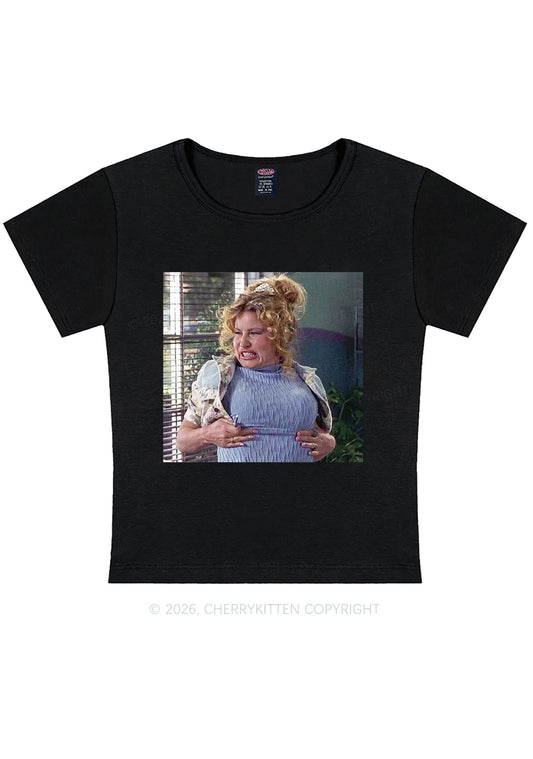 Huge Bxxb Blonde Y2K Baby Tee Cherrykitten