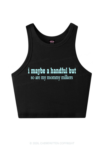 Handful Mommy Milkers Y2K Crop Tank Top Cherrykitten
