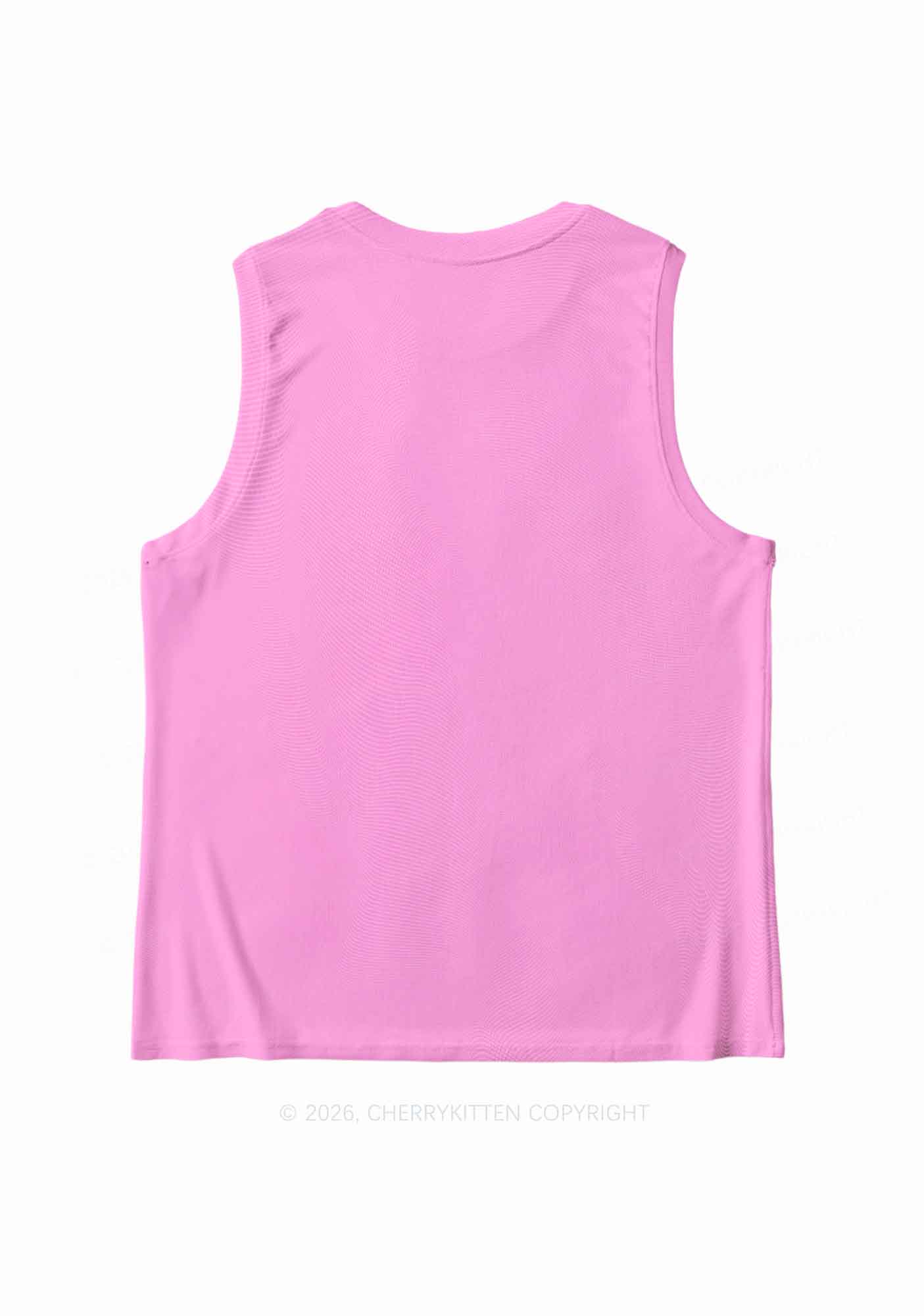 Grey Femme Pride Y2K Mesh Muscle Tank Cherrykitten