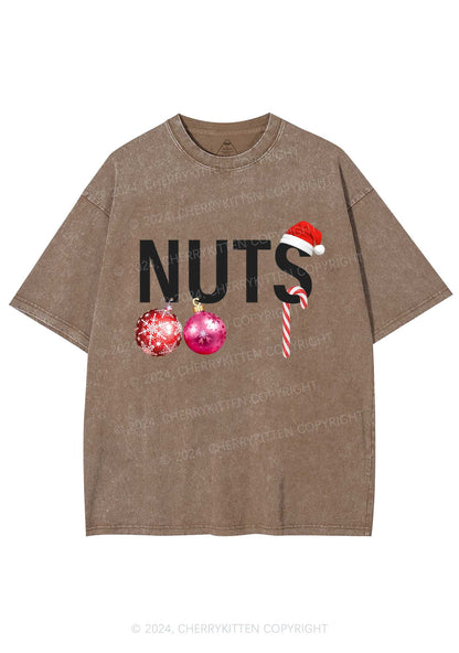 Christmas Nuts Y2K Washed Tee Cherrykitten