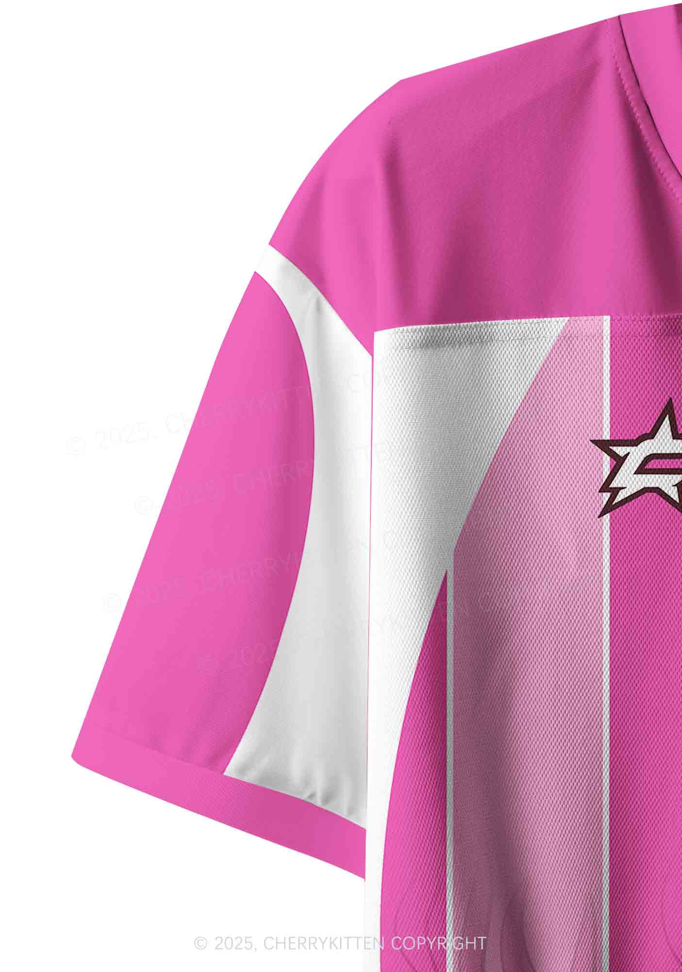Custom Cxxting Season Y2K Crop Sport Jersey Shirts Cherrykitten