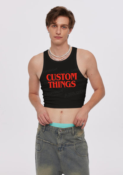 Custom Things Y2K Crop Tank Top Cherrykitten