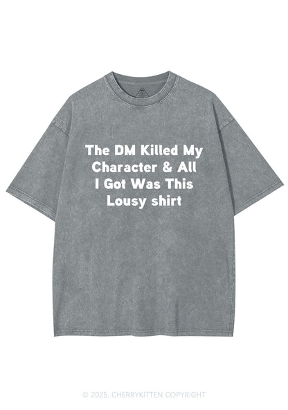 Killed Character I Got Lousy Y2K Shirts Washed Tee Cherrykitten