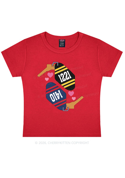 Retro Key Tag HR Y2K Baby Tee Cherrykitten