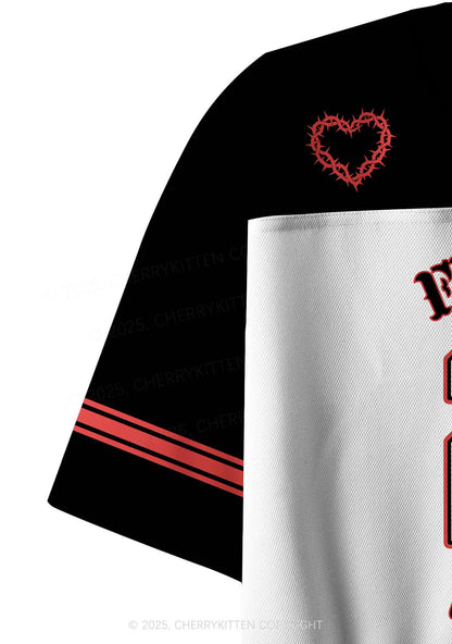 Custom Angel From Hell Y2K Crop Sport Jersey Shirts Cherrykitten