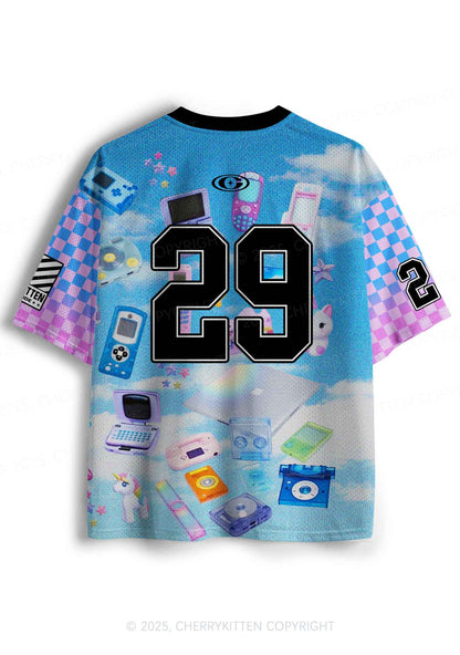 Custom Punk Digital Y2K Sport Jersey Shirts Cherrykitten