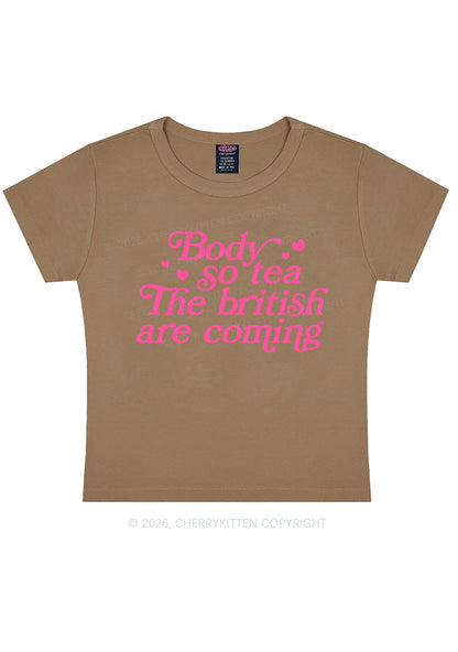 The British Are Coming Y2K Baby Tee Cherrykitten