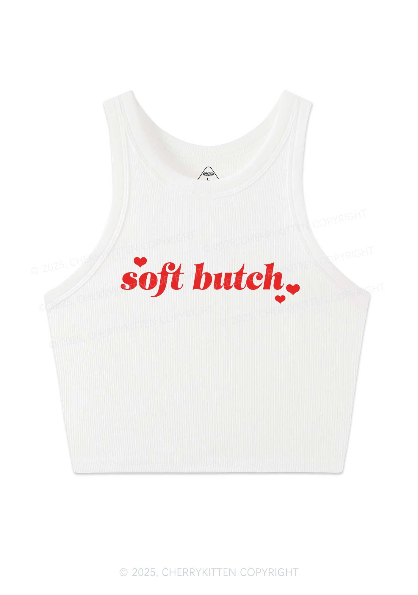 Soft Butch Y2K Crop Tank Top Cherrykitten