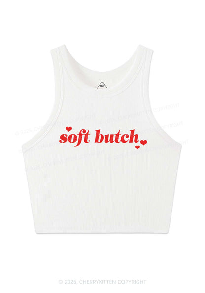 Soft Butch Y2K Crop Tank Top Cherrykitten