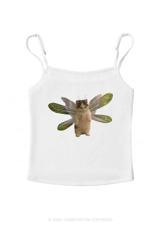 Fairycat Wings Y2K Spaghetti Strap Cami Cherrykitten