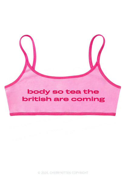 Body So Tea Y2K Super Crop Cami Cherrykitten