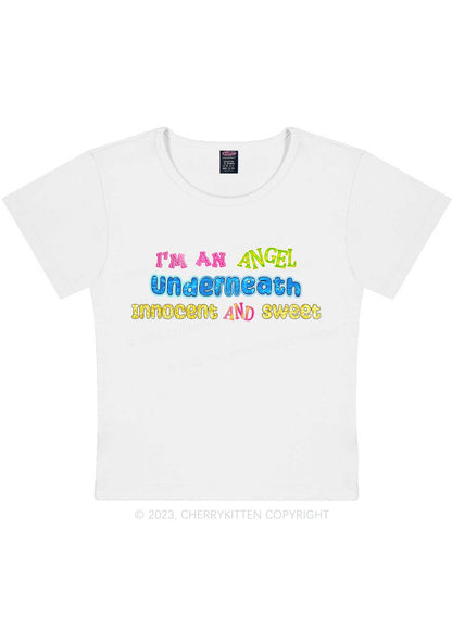 Curvy Innocent Sweet Angel Y2K Baby Tee Cherrykitten
