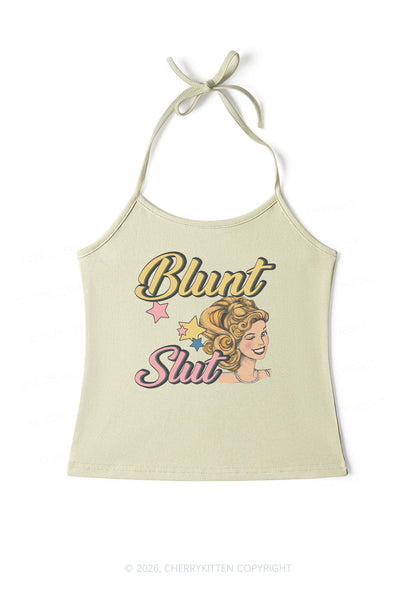Blunt Slxt Y2K Halter Neck Cami Cherrykitten