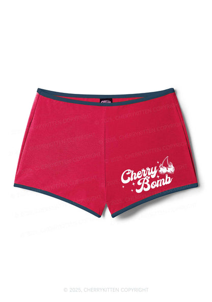 Cherry Bomb Y2K Booty Shorts Cherrykitten