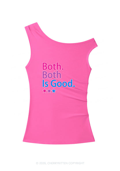 Both Is Good Pride Y2K Off Shoulder Tank Top Cherrykitten