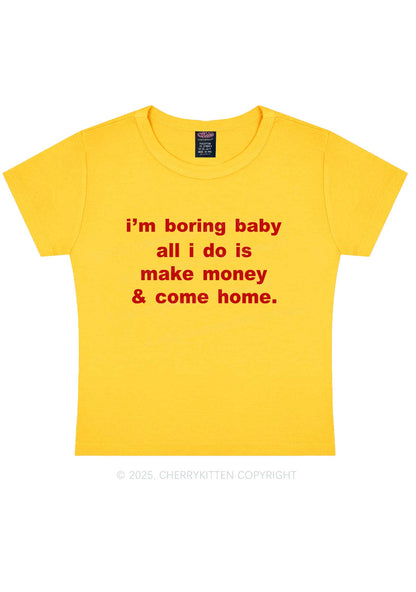 Im Boring Baby Y2K Baby Tee Cherrykitten