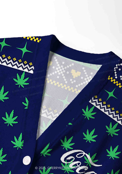 Special Cola Y2K Christmas Cardigan Knit Sweatshirt Cherrykitten