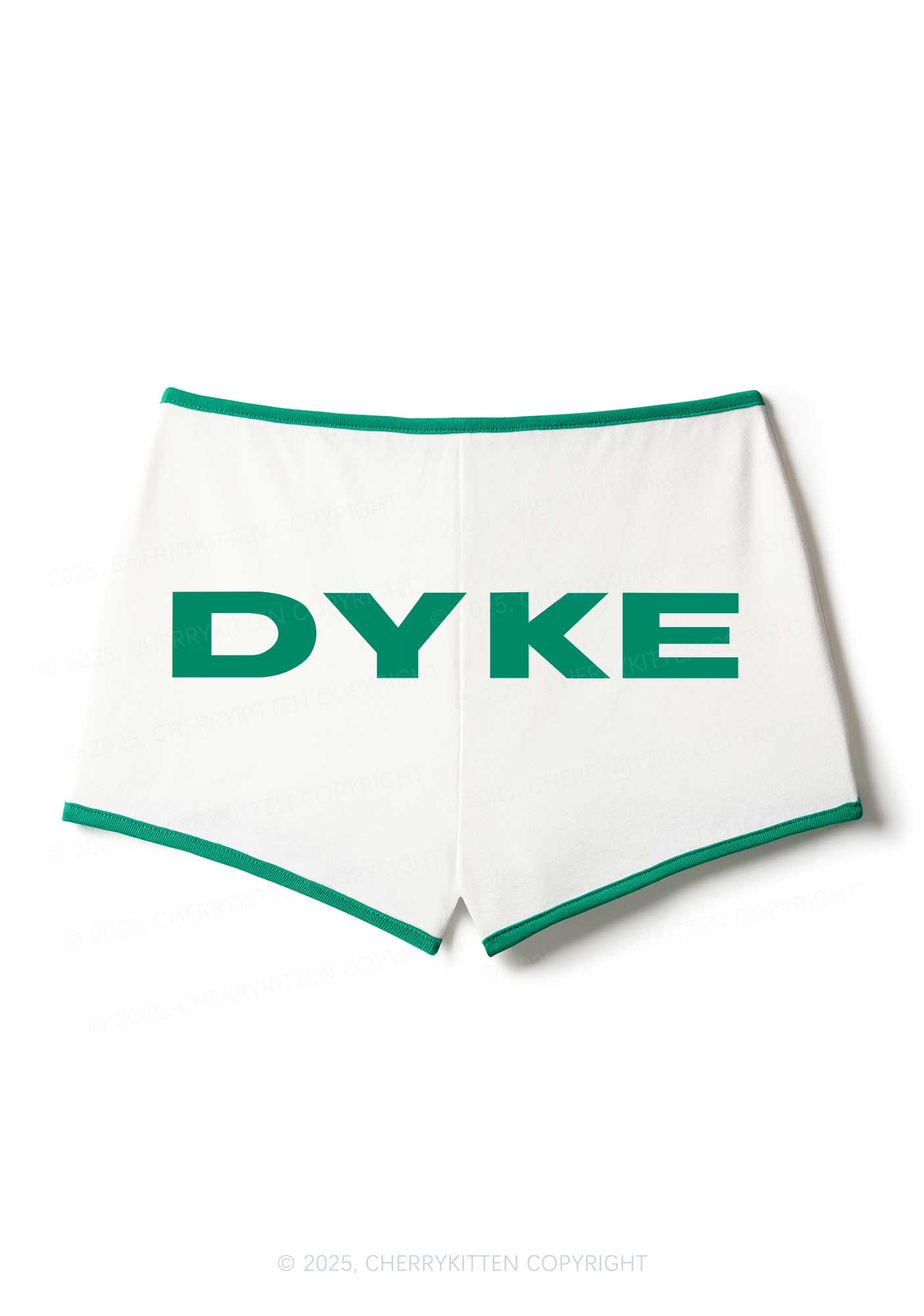DYKE Pride Y2K Booty Shorts Cherrykitten