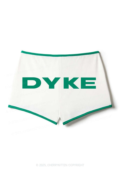 DYKE Pride Y2K Booty Shorts Cherrykitten