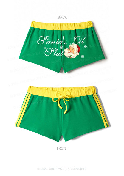 Santas Lil Slxt Christmas Y2K Drawstring Mini Shorts Cherrykitten