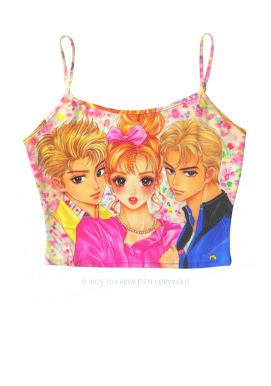 Comic Youth Y2K Mesh Cami Tank Cherrykitten