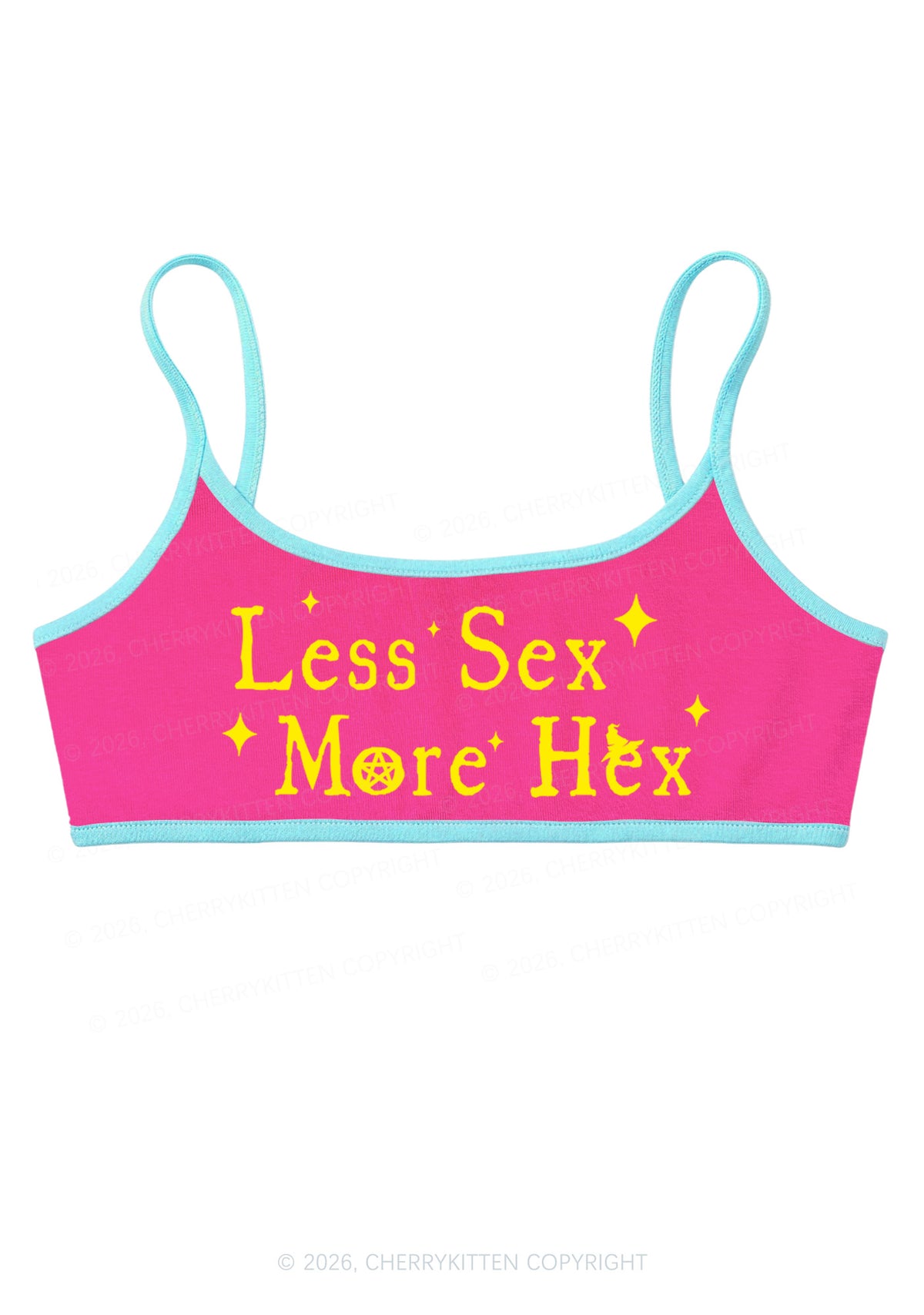 Less Sx More Hex Y2K Super Crop Cami Cherrykitten
