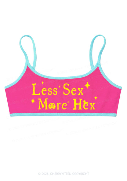 Less Sx More Hex Y2K Super Crop Cami Cherrykitten