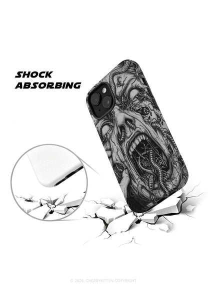 Halloween Insect On Face Y2K Phone Case Cherrykitten