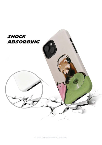 Red Panda DJ Y2K Phone Case Cherrykitten